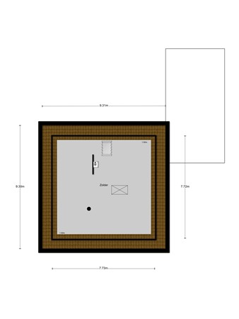 Floorplan - Grietmansweg 21, 9363 KS Marum